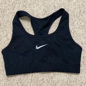 Nike black sports bra size small